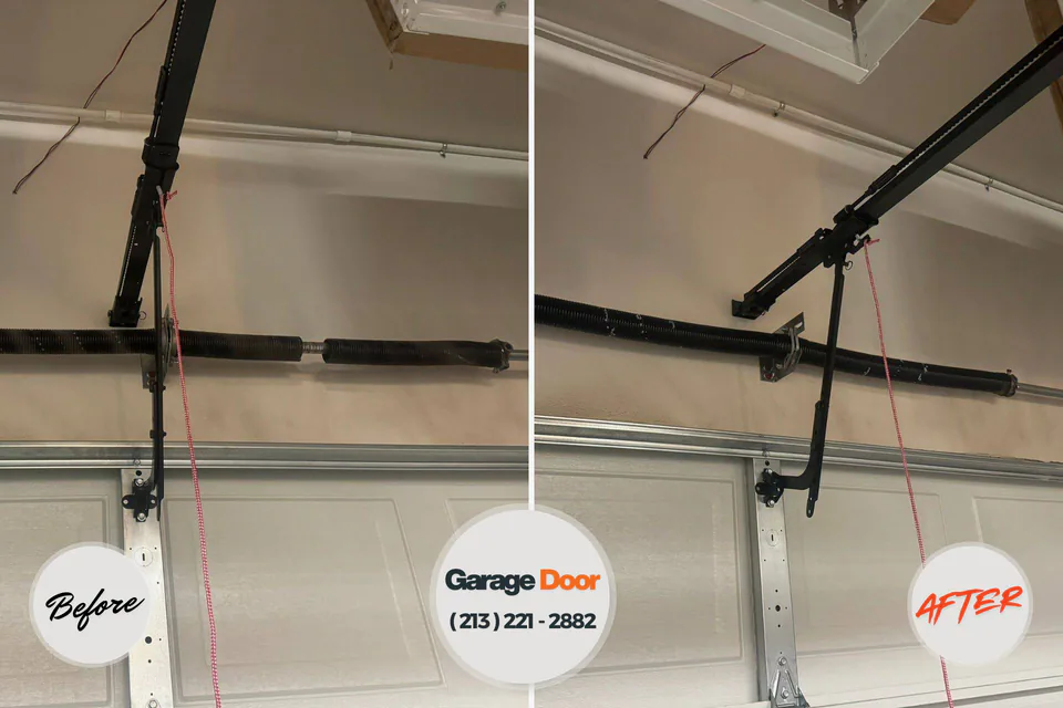 Before and after: garage door repair near me Highland Park